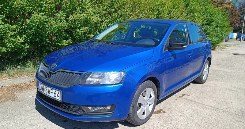 Skoda RAPID cena 40900 przebieg: 129490, rok produkcji 2018 z Wrocław małe 466